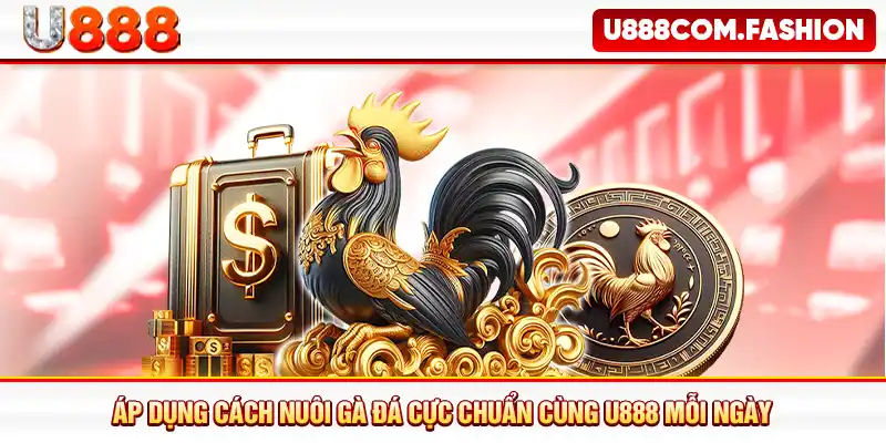 Áp dụng cách nuôi gà đá cực chuẩn cùng U888 mỗi ngày