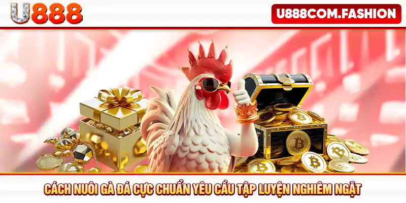Cách nuôi gà đá cực chuẩn yêu cầu tập luyện nghiêm ngặt