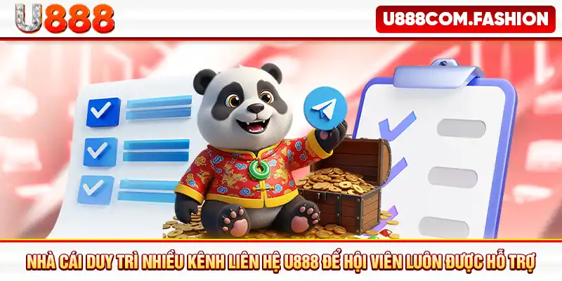 Nhà cái duy trì nhiều kênh liên hệ U888 để hội viên luôn được hỗ trợ